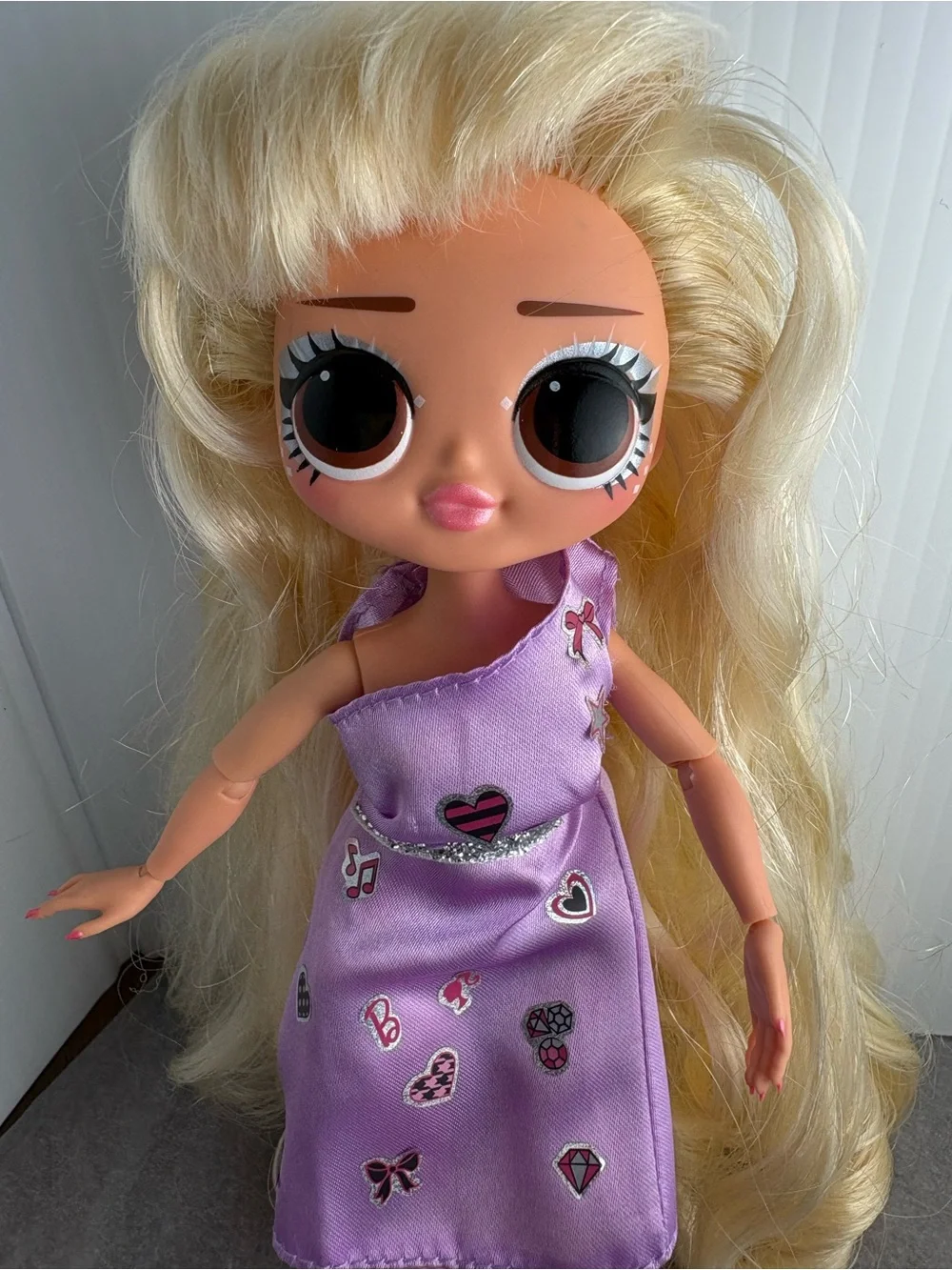 L.O.L. Surprise OMG Fly Gurl Fashion Doll Long Blonde Hair Brown Eyes Dress
